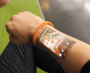 Cicret Bracelet macht Unterarm zum Smartphone-Display