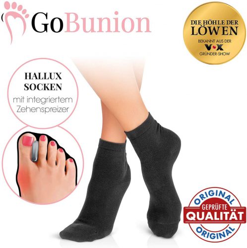 GoBunion Hallux Socken und Füßlinge zur Schmerzlinderung
