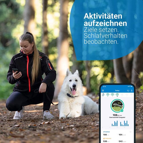 Der Tractive GPS Hundetracker die App
