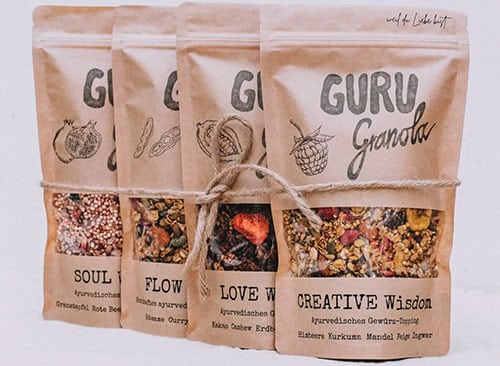 Entdecke die nachhaltige Kraft natürlicher Zutaten: GURU Granola
