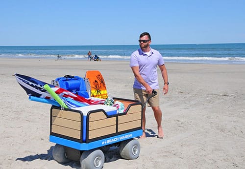 e-Beach Wagon: das geniale Transportmittel für den Strand