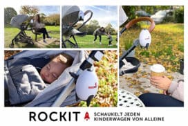 ROCKIT 2.0: Innovativer Kinderwagen Schaukler inkl. Halterung