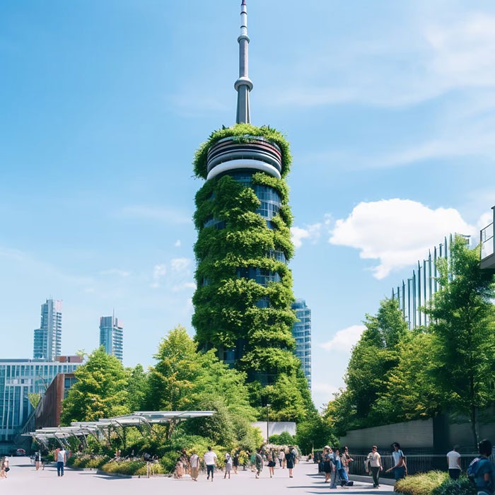 Eine Zukunft für den CN Tower: Nachhaltigkeit und Innovation