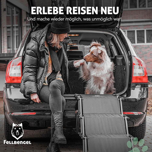 Fellbengel Hundetreppe Auto die Reise neu erleben