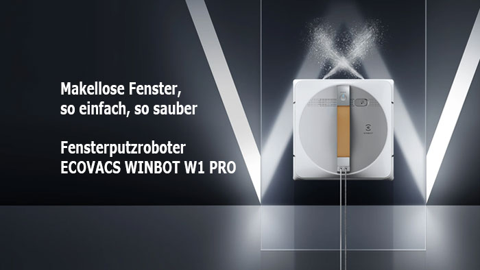 Fensterputzroboter ECOVACS WINBOT W1 PRO