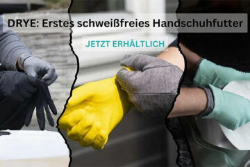 DRYE: Erstes schweißfreies Handschuhfutter