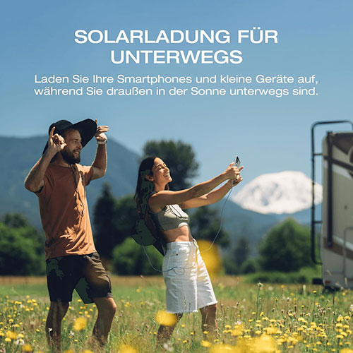 EcoFlow Solarladung für Unterwegs