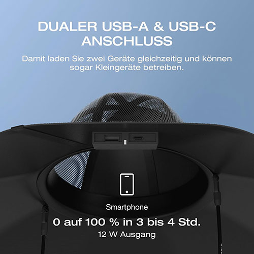 EcoFlow dualer USB-A & USB-C Anschluss