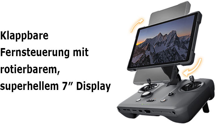 Pro-Fernsteuerung mit 7″ Mini-LED-Display