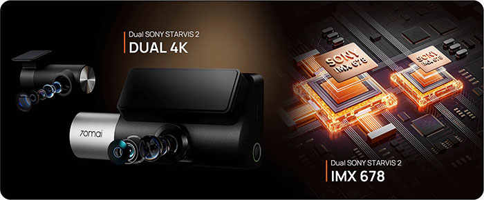 Dual 4K mit Sony STARVIS 2 Sensoren – Für höchste Bildqualität