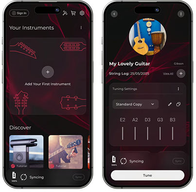 Intelligente Kontrolle mit der Roadie Tuner App