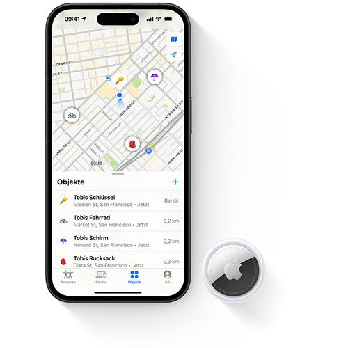 Weitreichende Ortung über das Apple „Wo ist?“ Netzwerk