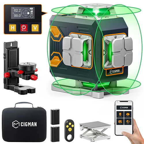4x360° Kreuzlinienlaser für präzise Ausrichtung