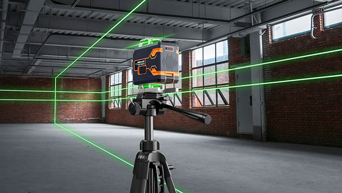 CIGMAN Kreuzlinienlaser 4x360 mit App