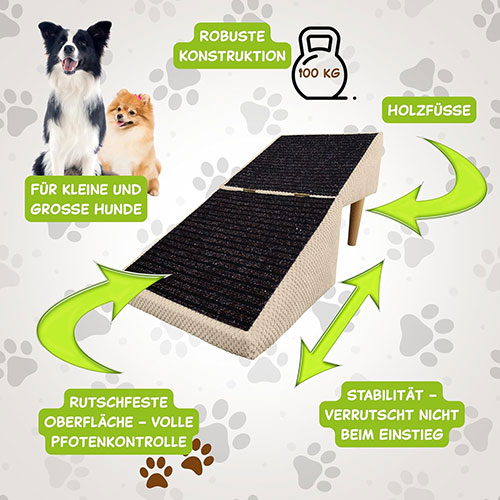 Für kleine und große Hunde geeignet