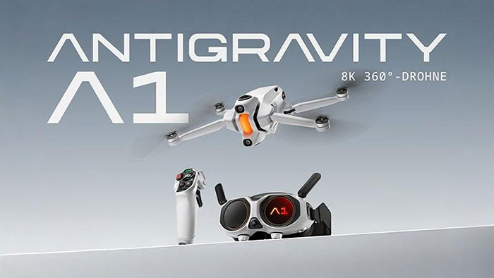 Antigravity A1 – erste 8K 360° Drohne unter 250g