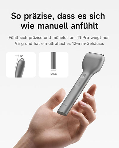 Hautschonender Elektrorasierer für empfindliche Haut