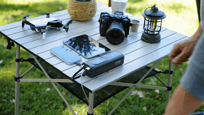 AMPSOS - Enorme Leistung: 170W Energie-Hub mit 25000mAh Kapazität