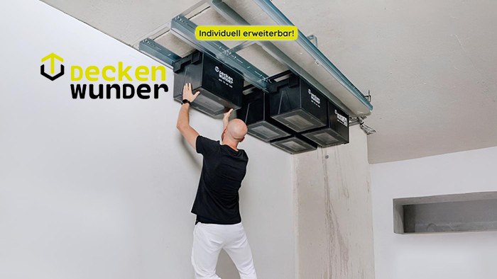 Deckenwunder Aufbewahrungssystem aus DHDL