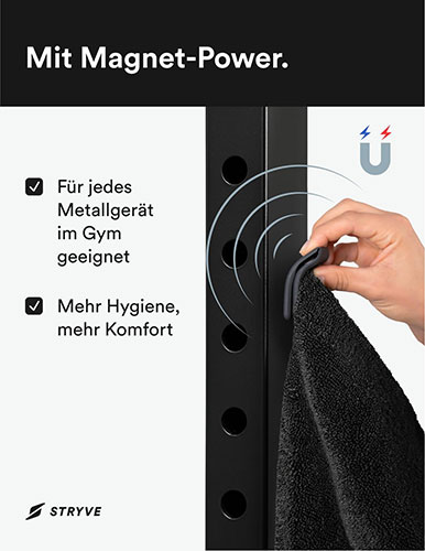 STRYVE Sporthandtuch Magnetclip