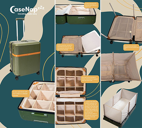 CaseNapzZz im Überblick: Koffer und Babybett in einem