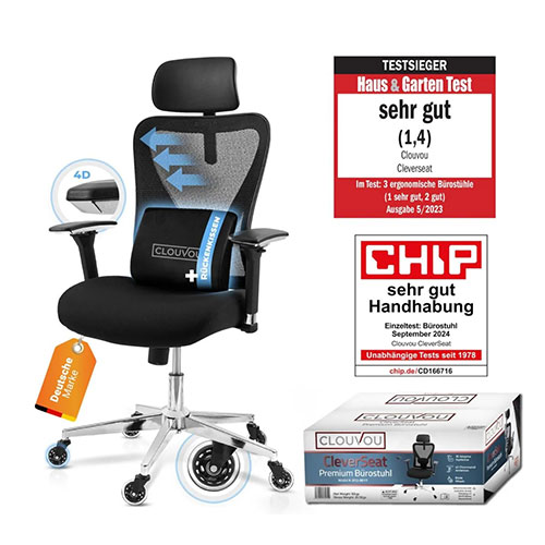 CleverSeat ergonomischer Bürostuhl Testergebnisse